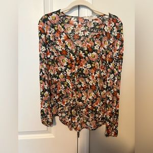 LOFT multicolored floral blouse (XS)